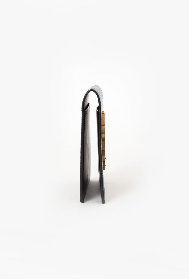 Saint Laurent F/W 2025 Show Invitation Leather Card Holder - 4 Saint Laurent F/W 2025 Show Invitation Leather Card Holder - 4