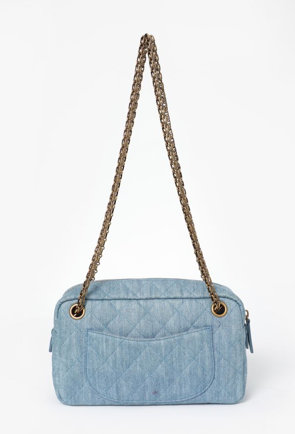 Chanel Denim Medium Reissue 2.55 Camera Bag - 4
