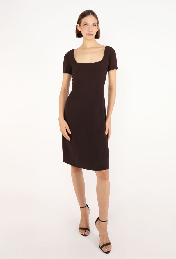 Prada Scoop-Neck Flared Dress, 1992 - 3