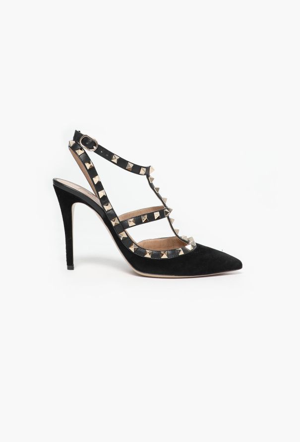 Valentino 2021 Suede Rockstud Pumps - 1