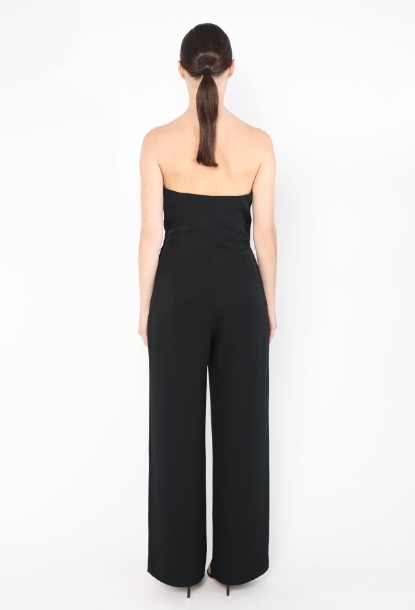 Max Mara Wide-Leg Bustier Jumpsuit - 4 Max Mara Wide-Leg Bustier Jumpsuit - 4