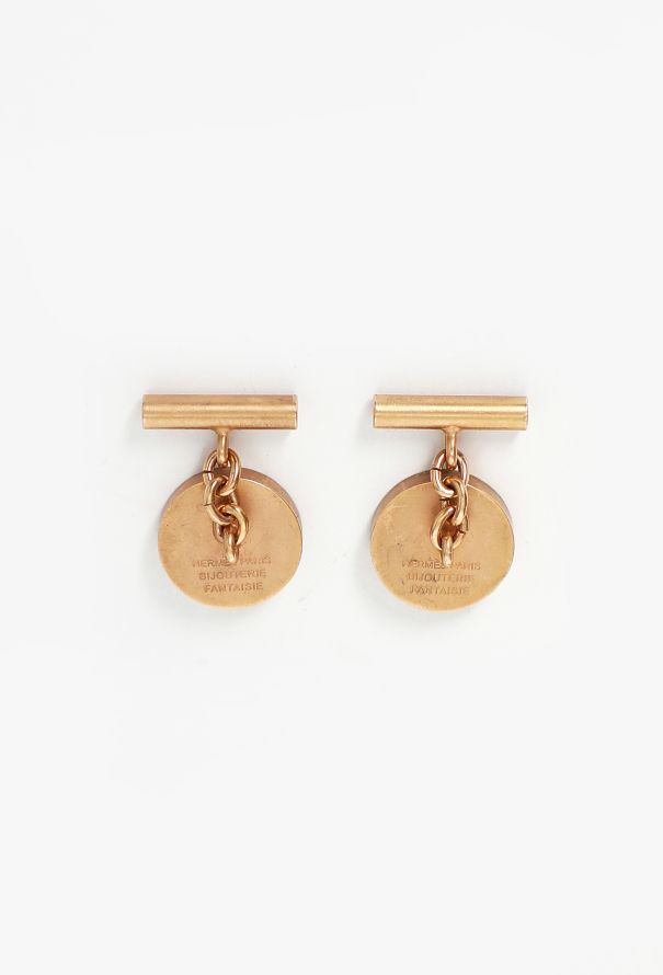 Hermès Metallic Shell Cufflinks - 3 Hermès Metallic Shell Cufflinks - 3