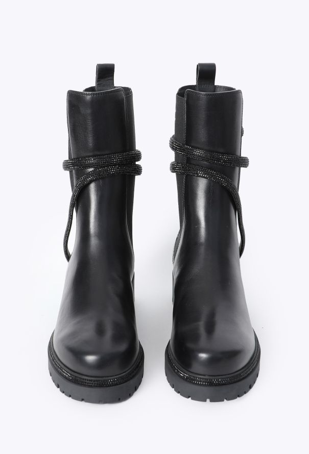 2025 Rene Caovilla Embellished Serpent Boots - 2