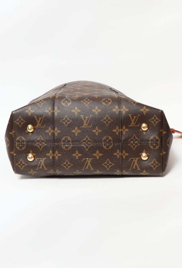 $2400 Louis Vuitton Melie Brown Monogram Canvas Shoulder Bag Hobo