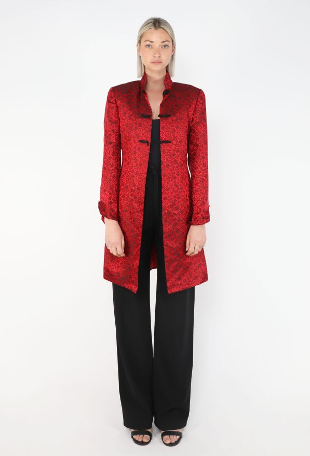 Shanghai Tang Silk Jacquard Jacket, 1990s - 4