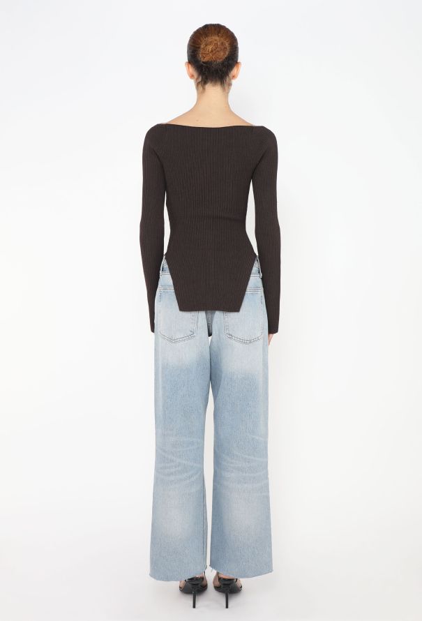 Khaite 2020 Maddy Ribbed Top - 3