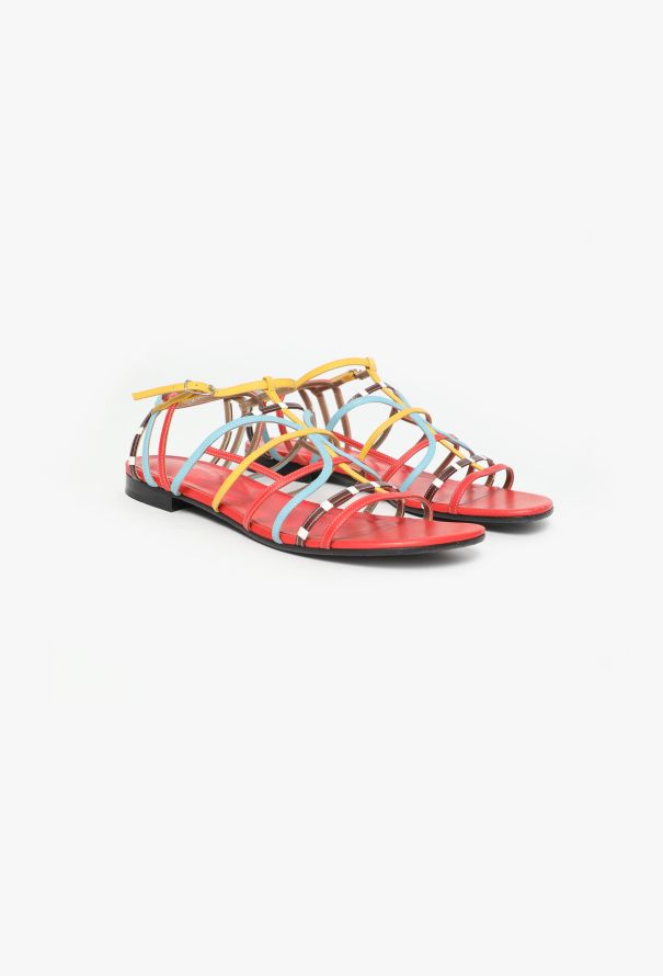 Hermès Colorblock Strap Sandals - 3 Hermès Colorblock Strap Sandals - 3