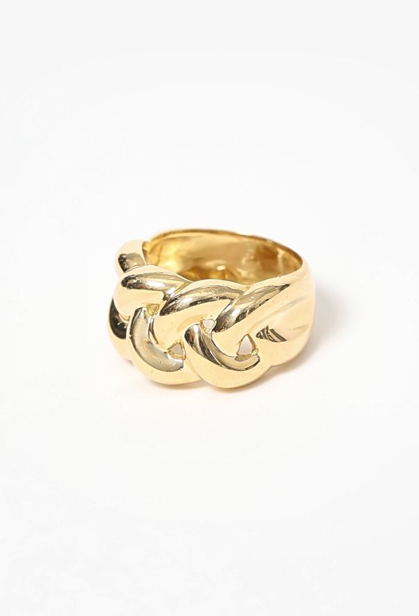 Vintage Fine Jewelry 1980s 18k Yellow Gold Braided Ring - 4 Vintage Fine Jewelry 1980s 18k Yellow Gold Braided Ring - 4