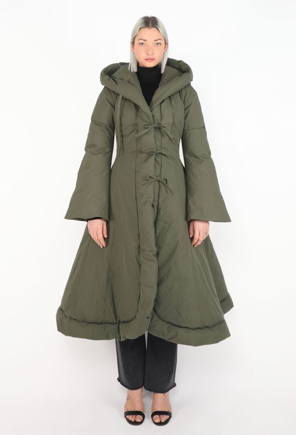 Loewe 2020 Flared Puffer Coat - 1