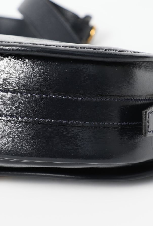 Hermès '90s Navy Box Balle de Golf Bag - 8