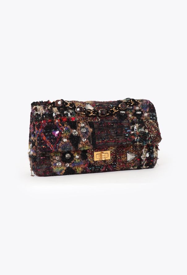 Chanel Rare 2011 Paris-Byzance Tweed & Crystal 2.55 Bag - 4