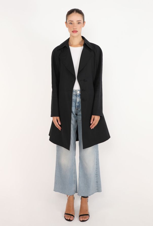 Alaïa Belted Skater Trench Coat - 4