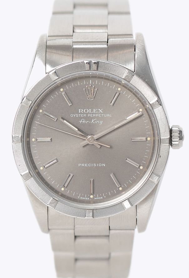 Rolex 1991 Air-King Grey Dial & Stainless Steel Watch - 3