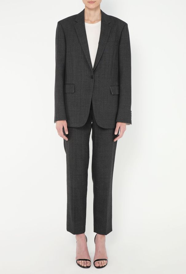 Calvin Klein F/W 2017 Pinstripe Checkered Suit - 5