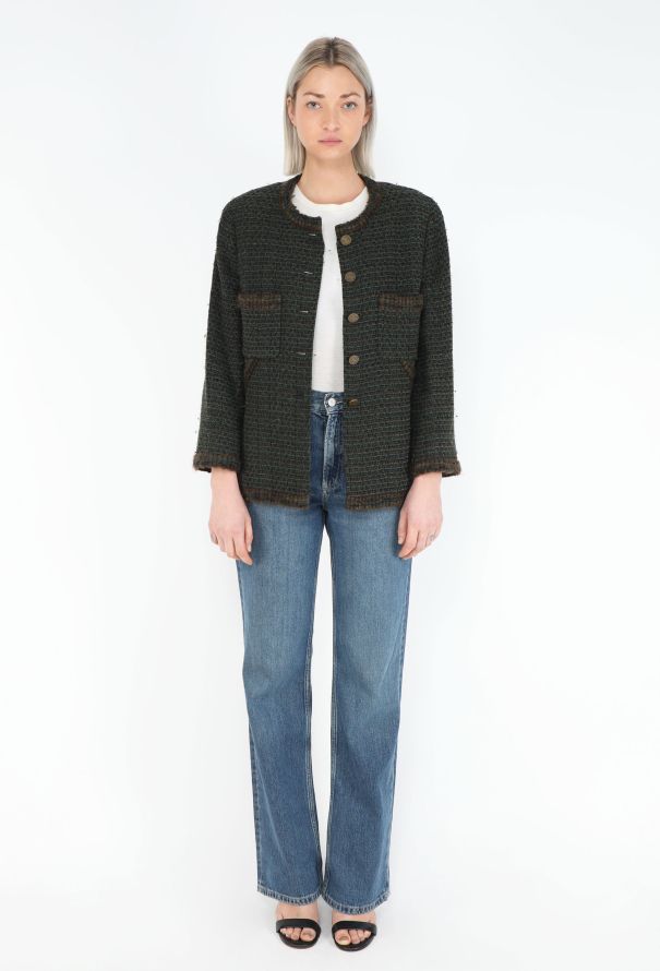 Chanel Campaign F/W 1998 Tweed Braided Jacket - 4