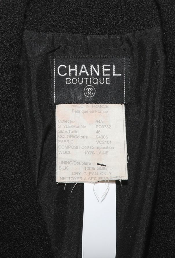 Chanel Frayed Tweed Blazer, F/W 1994 - 9