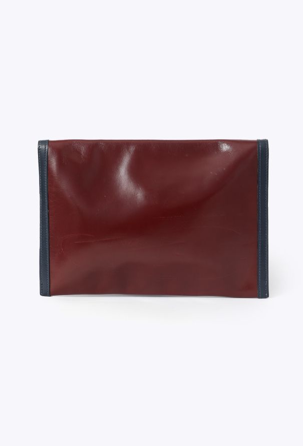 Hermès Vintage Bicolor Box Rio Clutch - 4