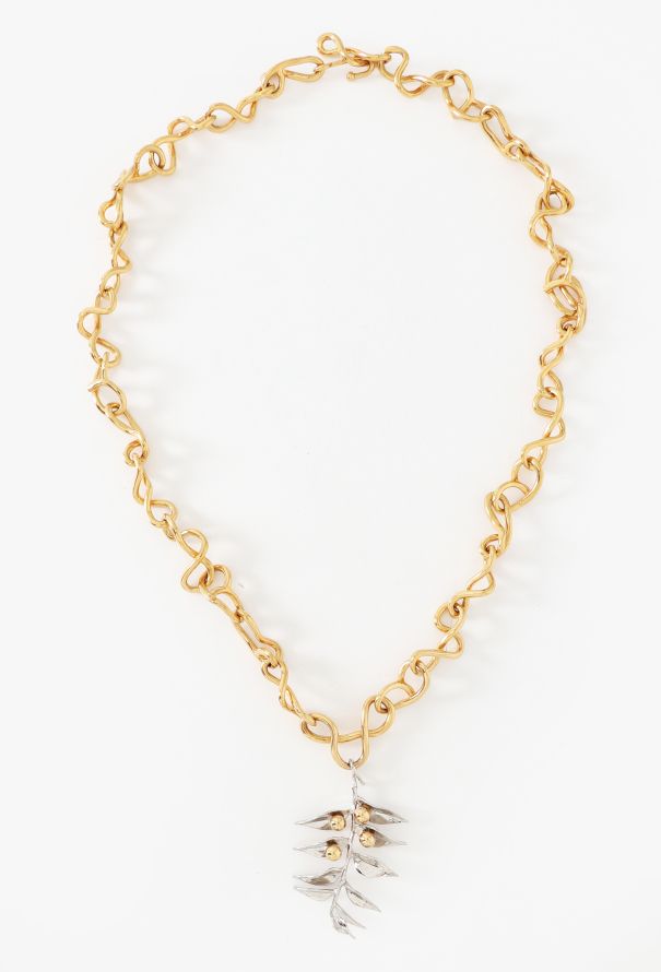 Chloé 2024 Olive Branch Pendant Necklace - 1