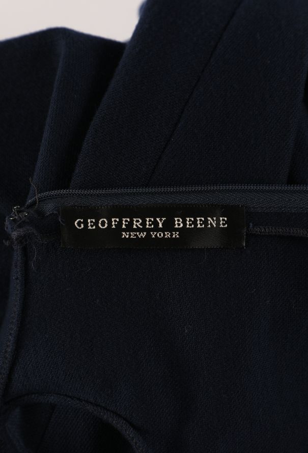 Geoffrey Beene Asymmetrical Knit Cut-Out Dress, 1990 - 5