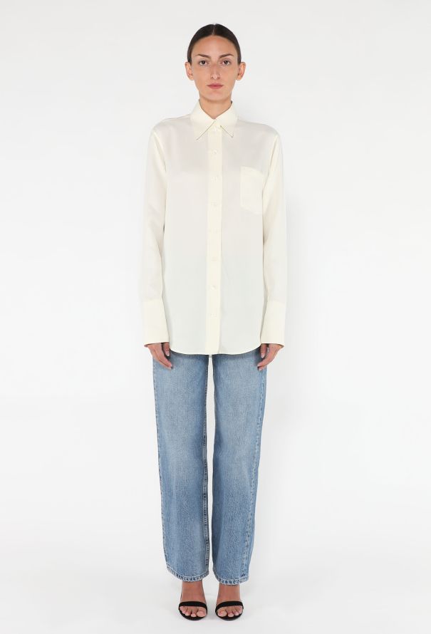 Céline 2017 Tailored Charmeuse Shirt - 3