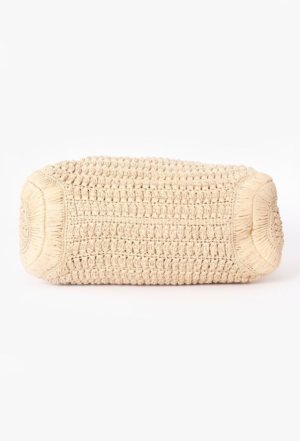 Valentino Beige Raffia Tote Bag - 6 Valentino Beige Raffia Tote Bag - 6