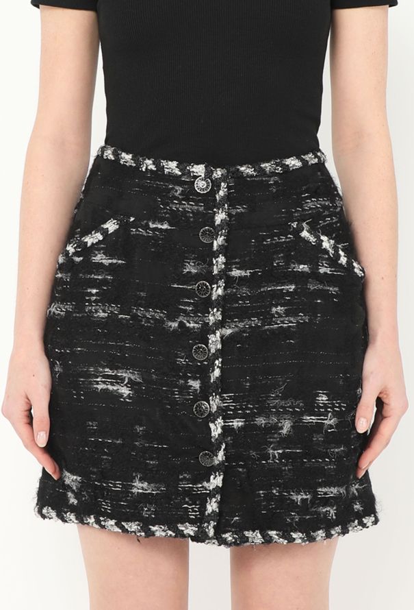 Chanel F/W 2006 Braided Lesage Skirt - 4