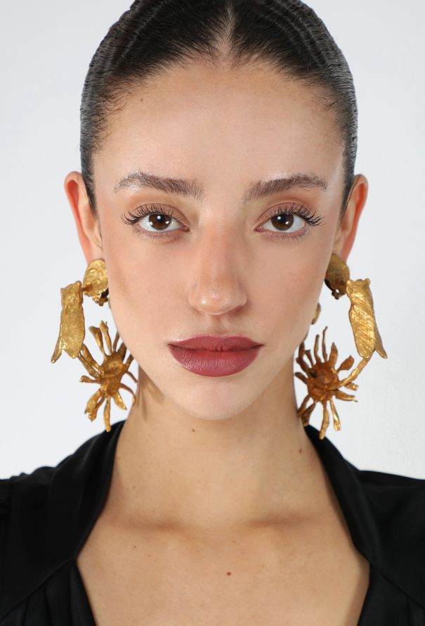 Christian Lacroix '80s Haute Couture Sculpted Clip Earrings - 6