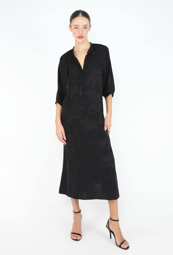 Céline Spring 2021 Floral Jacquard Dress - 2