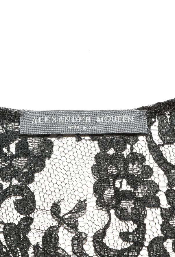 Alexander McQueen Ruffled Lace Peplum Top - 5 Alexander McQueen Ruffled Lace Peplum Top - 5
