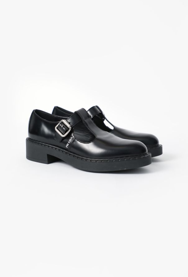 Prada Mary Jane Platform Loafers - 3