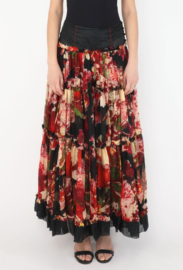 Jean Paul Gaultier Floral Peasant Maxi Skirt, S/S 2006 - 3