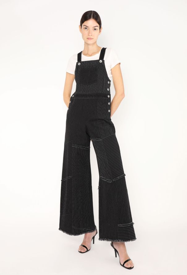 Chanel Resort 2022 Pinstripe Overalls - 1