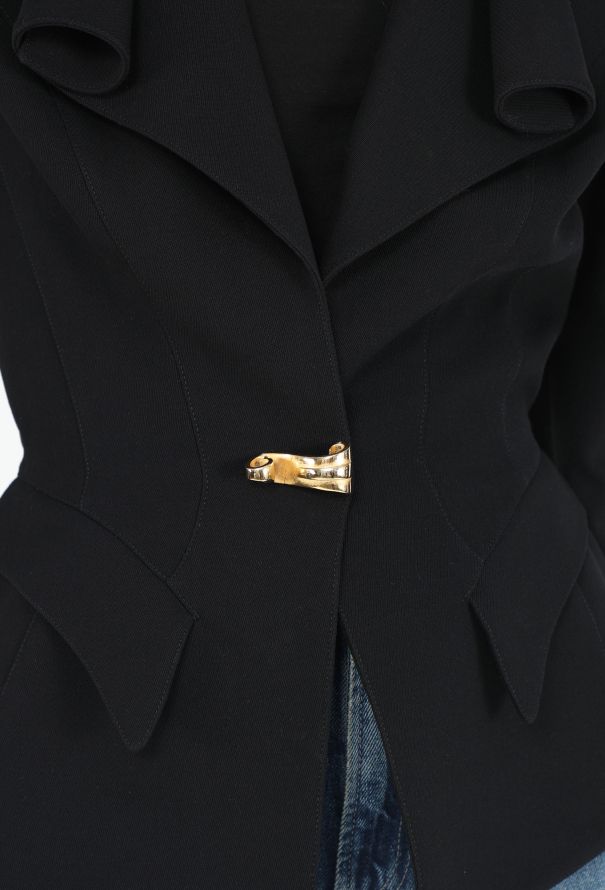 Thierry Mugler RARE F/W 1993 Sculpted Draped Blazer - 6