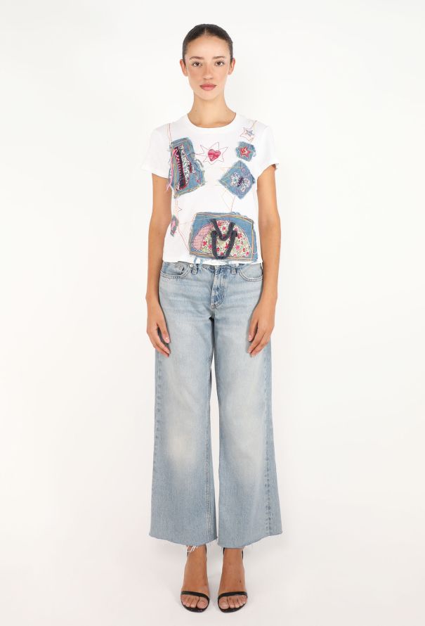 John Galliano Patchwork Denim T-Shirt, 2002 - 3