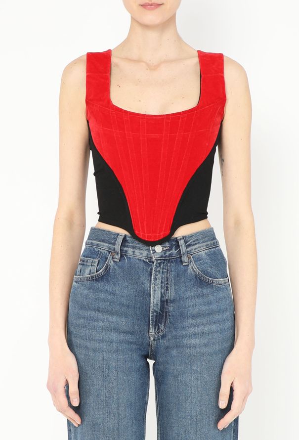 Vivienne Westwood COLLECTOR F/W 1987 'Harris Tweed' Velvet Corset - 4 Vivienne Westwood COLLECTOR F/W 1987 'Harris Tweed' Velvet Corset - 4