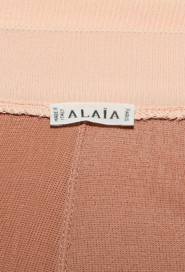 Alaïa Early '90s Fluted Knit Skirt - 7