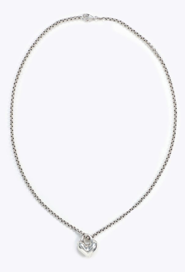 Robert Lee Morris Sterling Heart Pendant Necklace - 1