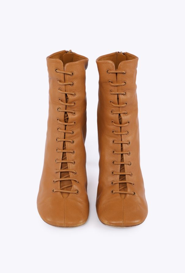 Céline Glove Lace-up Boots, S/S 2018 - 3