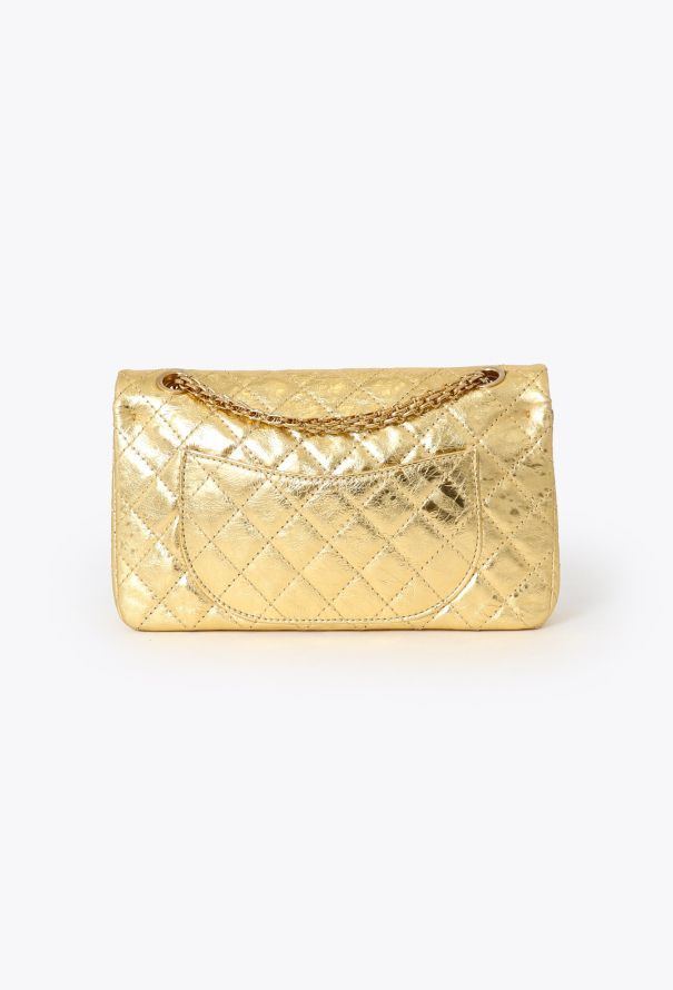 Chanel Gold 2.55 Medium Flap Bag - 6