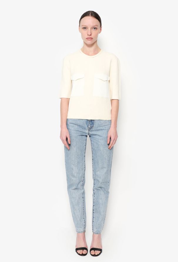 Céline Resort 2014 Cropped Pocket Top - 3 Céline Resort 2014 Cropped Pocket Top - 3