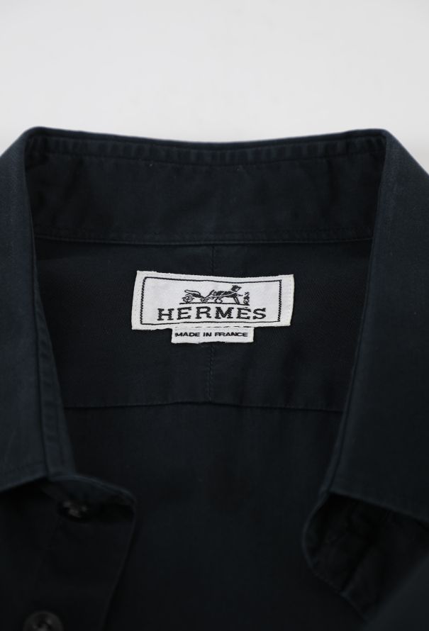 Hermès Vintage Classic Cotton Button Down - 6