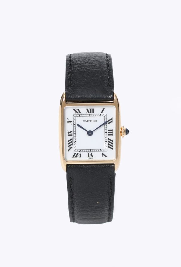 Cartier RARE Vintage 18K Yellow Gold Tank Arrondi Watch - 1