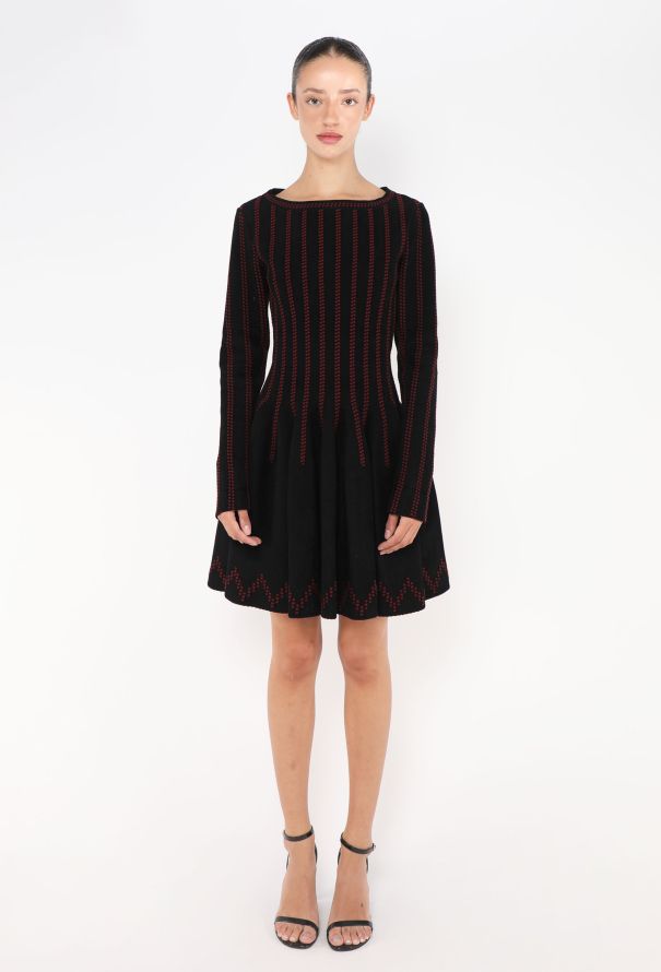 Alaïa Fall 2013 Embroidered Skater Dress - 1