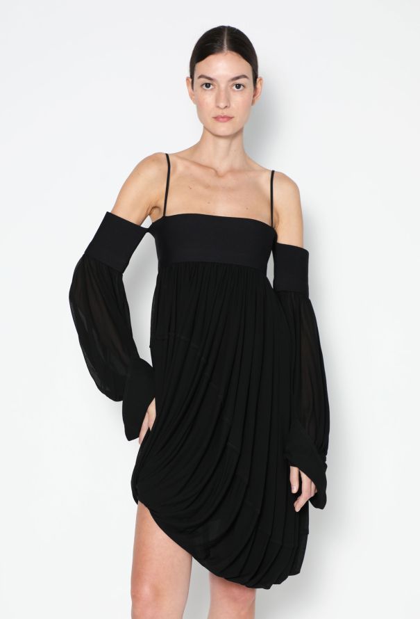 Céline CAMPAIGN F/W 2017 Draped Jersey Dress - 3