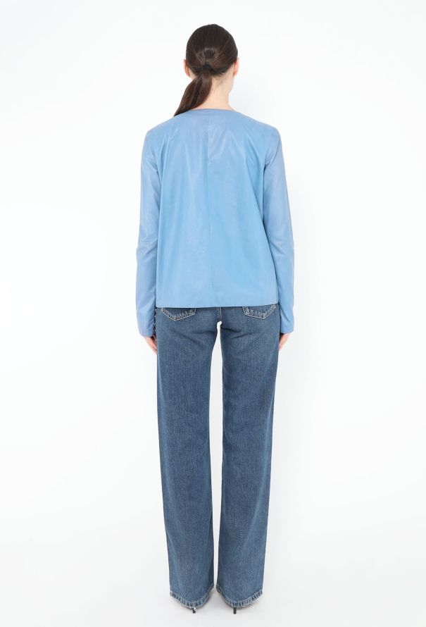 Chanel Resort 2015 Paris-Dubai Leather Lurex Jacket - 6 Chanel Resort 2015 Paris-Dubai Leather Lurex Jacket - 6