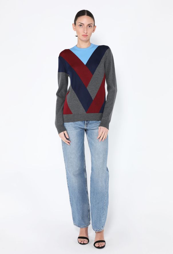 Céline F/W 2011 Cashmere Colorblock Sweater - 3