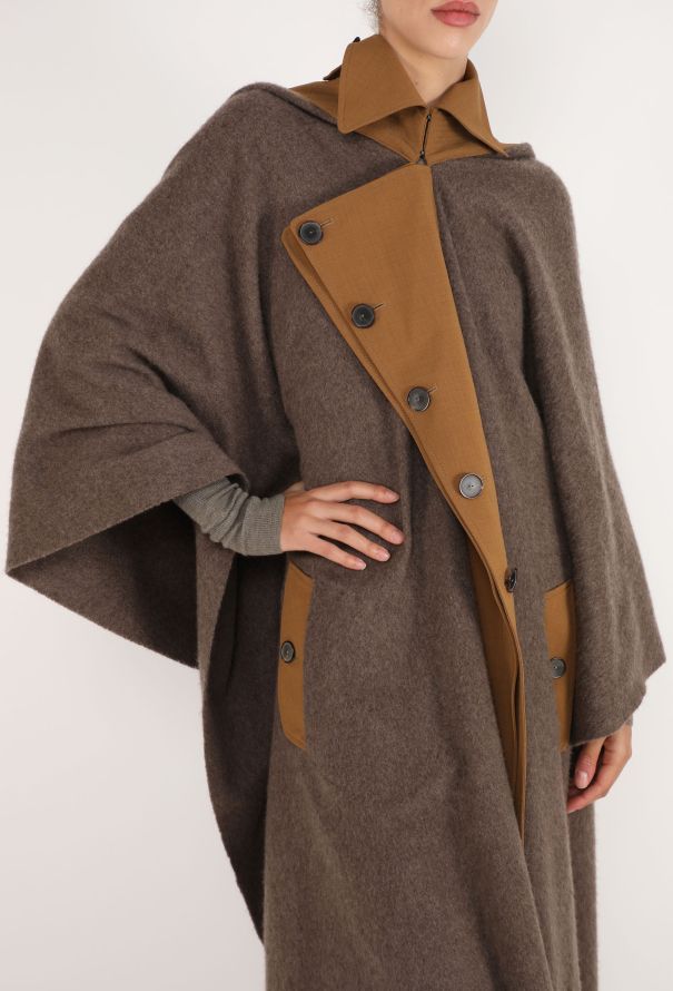 Jean Paul Gaultier Cashmere Fringe Shawl Cape, Early 2000s - 6