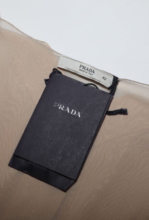 Prada Pleated Silk Slip Dress, Early 2000s - 6