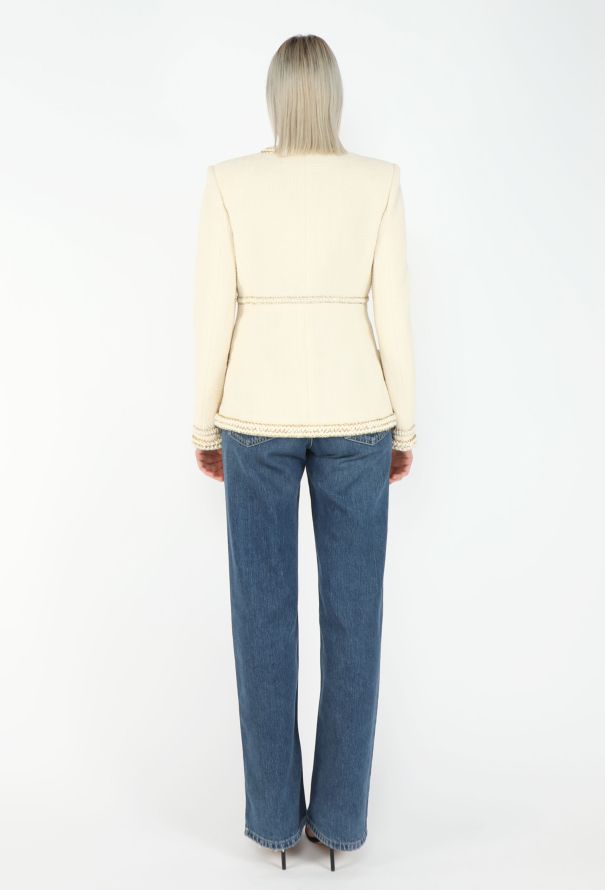 Chanel Pre-Fall 2017 Paris-Cosmopolite Lamé Tweed Jacket - 7