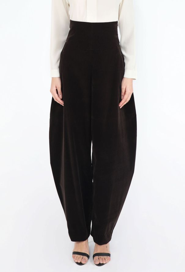 Saint Laurent F/W 2008 Velvet Jodhpur Pants - 5